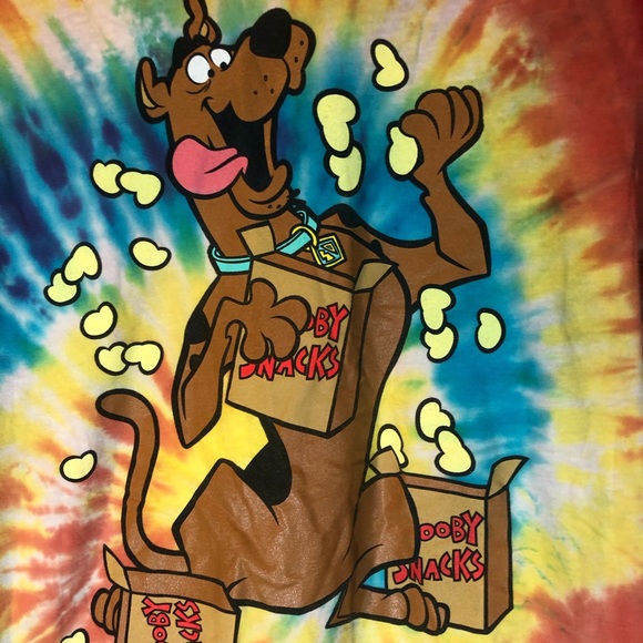 Scooby-Doo Boxlunch  tie dye T.  Small - Picture 3 of 3